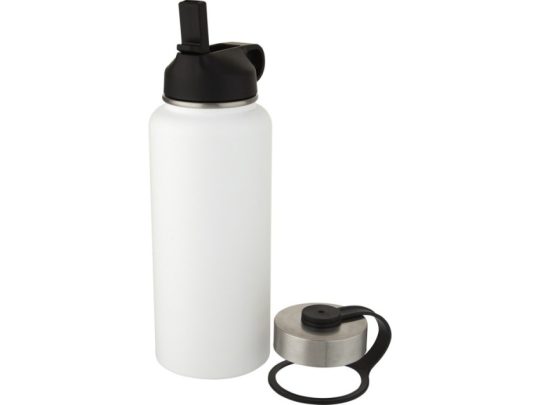 Supra медная спортивная бутылка объемом 1 л с вакуумной изоляцией и 2 крышками, белый, арт. 024741703