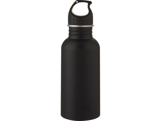 Luca, спортивная бутылка из нержавеющей стали объемом 500 мл, черный, арт. 024744703