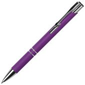 Ручка металлическая шариковая Legend Gum софт-тач, фиолетовый, арт. 024511903