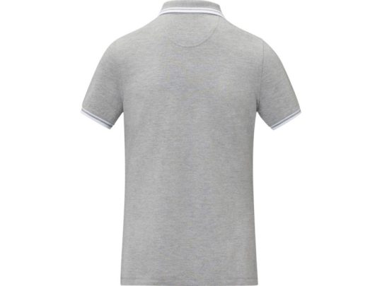 Amarago Женское поло с коротким рукавом и контрастной отделкой, серый яркий (XL), арт. 024728303