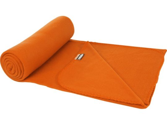 Одеяло Willow из флиса, вторичного ПЭТ, оранжевый, арт. 024515003