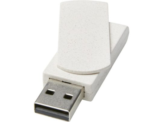 Rotate, USB-накопитель объемом 16 ГБ из пшеничной соломы, бежевый (16Gb), арт. 024745003