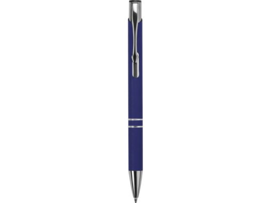 Ручка металлическая шариковая Legend Gum софт-тач, темно-синий, арт. 024511803