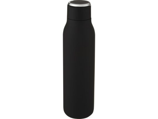 Marka, медная бутылка объемом 600 мл с вакуумной изоляцией и металлической петлей, черный, арт. 024739103