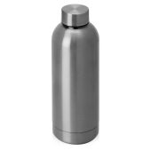 Вакуумная термобутылка Cask Waterline, soft touch, 500 мл, серебристый глянцевый, арт. 024513403