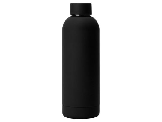 Вакуумная термобутылка Cask Waterline, soft touch, 500 мл, черный, арт. 024513203