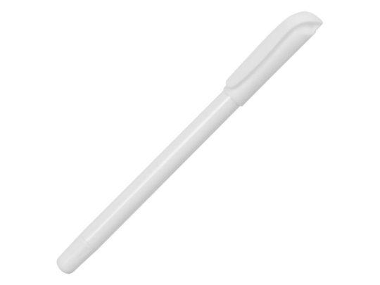 Ручка шариковая пластиковая Delta из переработанных контейнеров, белая, арт. 024687703