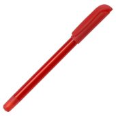 Ручка шариковая пластиковая Delta из переработанных контейнеров, красная, арт. 024688103