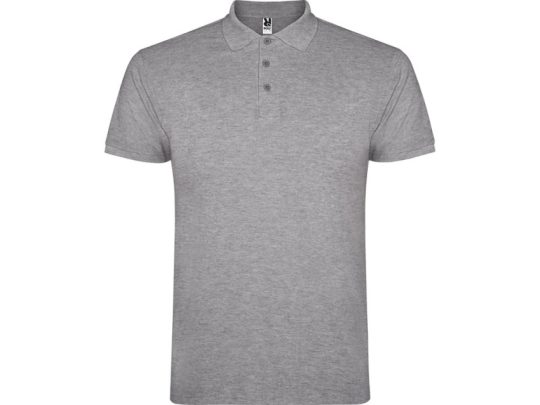 Рубашка поло Star мужская, серый меланж (XL), арт. 024628703