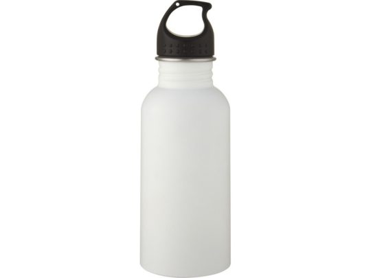 Luca, спортивная бутылка из нержавеющей стали объемом 500 мл, белый, арт. 024744603