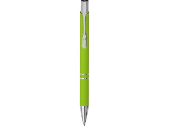 Ручка металлическая шариковая Legend Gum софт-тач, зеленое яблоко, арт. 024511403