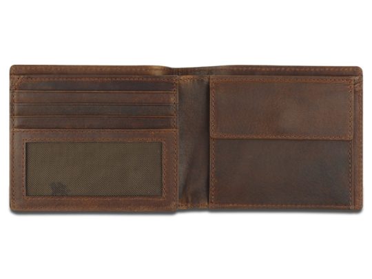Бумажник Mano Don Leon, натуральная кожа в коричневом цвете, 12 х 9,5 см, арт. 024781903
