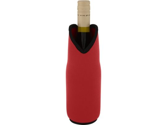 Noun Держатель-руква для бутылки с вином из переработанного неопрена, красный, арт. 024750403
