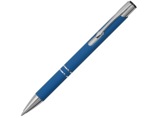 Ручка металлическая шариковая Legend Gum софт-тач, синий, арт. 024511303