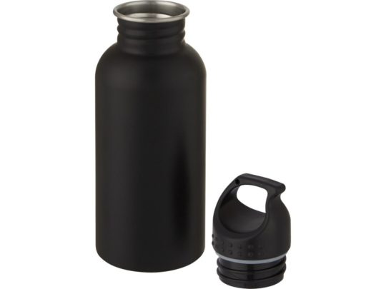 Luca, спортивная бутылка из нержавеющей стали объемом 500 мл, черный, арт. 024744703
