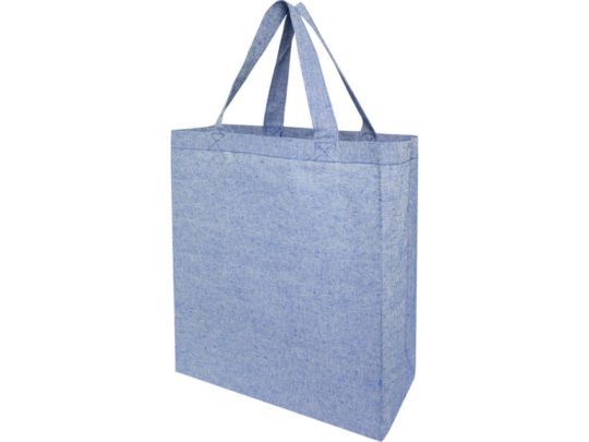 Pheebs, эко-сумка из переработанного хлопка, плотность 150 г/м², синий, арт. 024745503