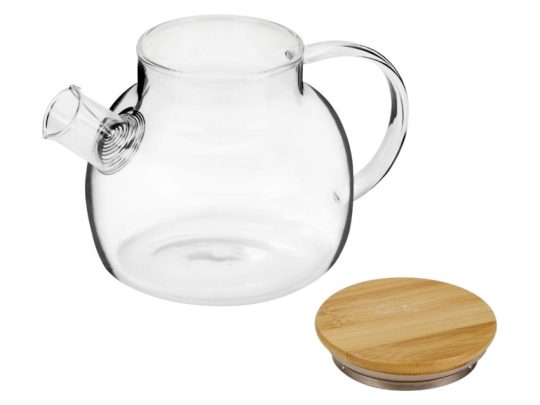 Стеклянный заварочный чайник Sencha с бамбуковой крышкой, арт. 024717403