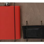 Подарочный набор Путешественник с флягой и мультитулом, красный, арт. 024763303