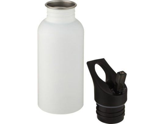 Lexi, спортивная бутылка из нержавеющей стали объемом 500 мл, белый, арт. 024744403