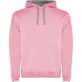 Толстовка с капюшоном Urban мужская, светло-розовый/серый меланж (XL), арт. 024660303