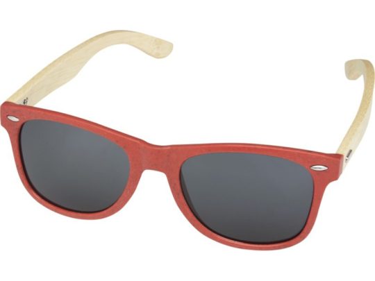 Sun Ray очки с бамбуковой оправой, красный, арт. 024737503