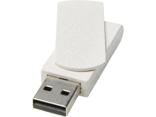 Rotate, USB-накопитель объемом 4ГБ из пшеничной соломы, бежевый (4Gb), арт. 024744803