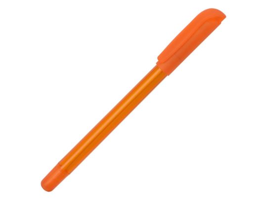 Ручка шариковая пластиковая Delta из переработанных контейнеров, оранжевая, арт. 024687803