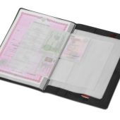 Органайзер для семейных документов на 4 комплекта документов, формат А4, черный, арт. 024762603