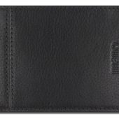 Бумажник Mano Don Montez, натуральная кожа в черном цвете, 12,8 х 9 см, арт. 024779303