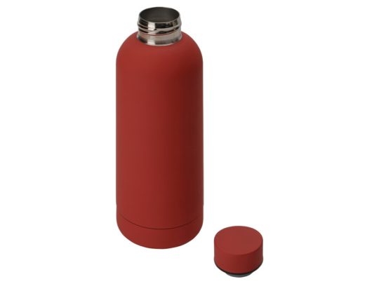 Вакуумная термобутылка Cask Waterline, soft touch, 500 мл, красный, арт. 024513603