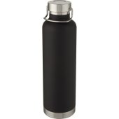 Thor, медная спортивная бутылка объемом 1 л с вакуумной изоляцией, черный, арт. 024739403
