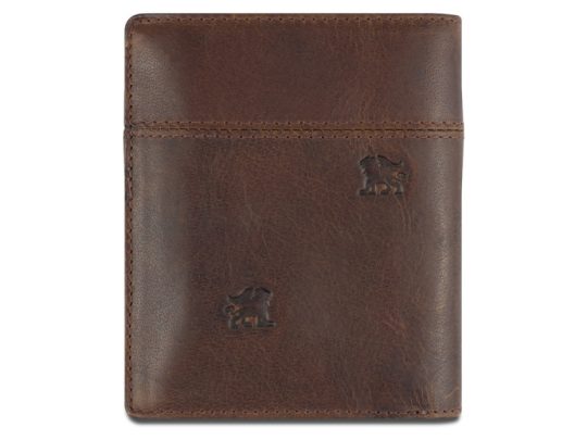 Бумажник Mano Don Leon, натуральная кожа в коричневом цвете, 9,7 х 11,7 см, арт. 024781803