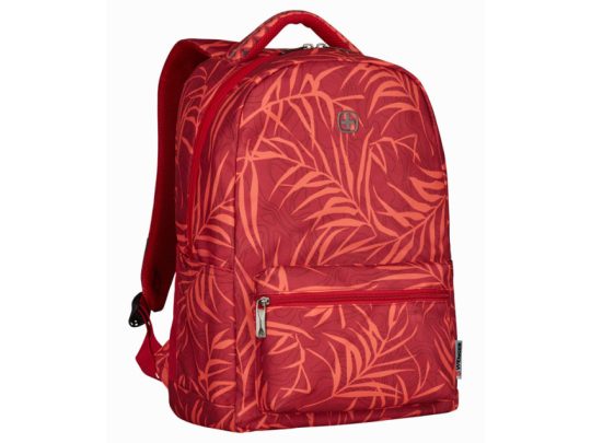 Рюкзак WENGER Colleague 16», красный с рисунком, полиэстер, 36 x 25 x 45 см, 22 л, арт. 024690703