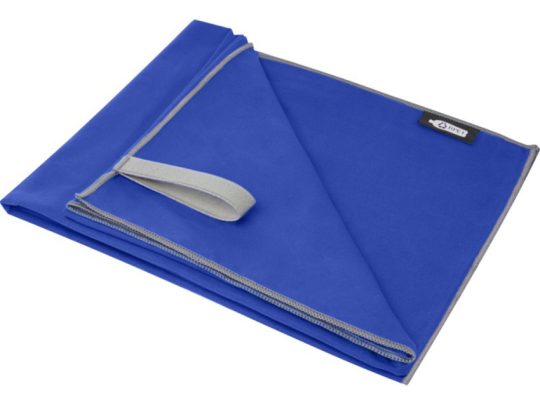 Pieter сверхлегкое быстросохнущее полотенце из переработанного РЕТ-пластика, process blue, арт. 024738203