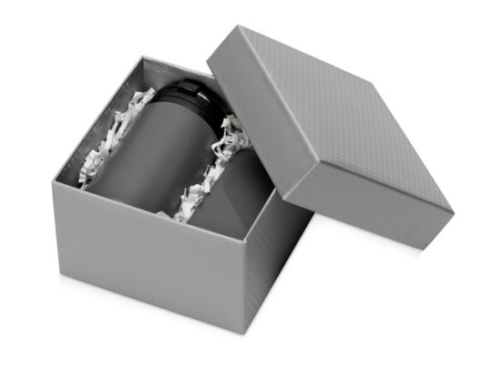 Подарочный набор Full Jar с внешним аккумулятором и  термокружкой, серый, арт. 024687103