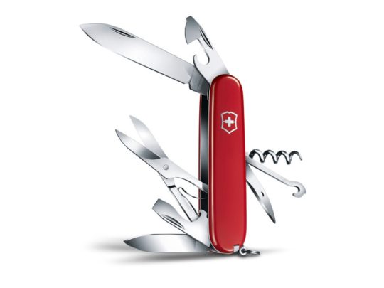 Нож перочинный VICTORINOX Climber, 91 мм, 14 функций, красный, арт. 025249403