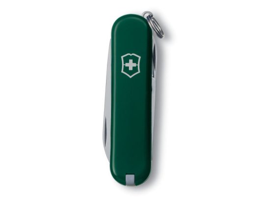 Нож-брелок VICTORINOX Classic SD, 58 мм, 7 функций, зелёный, арт. 025253403
