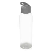 Бутылка для воды Plain 630 мл, прозрачный/серый, арт. 025053803