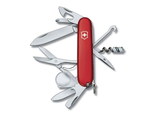 Нож перочинный VICTORINOX Explorer, 91 мм, 16 функций, красный, арт. 025249603