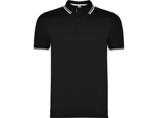 Рубашка поло Montreal мужская, черный/белый (2XL), арт. 025239003