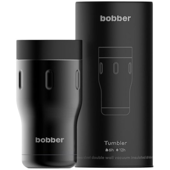 Термостакан Tumbler 350, вакуумный, черный