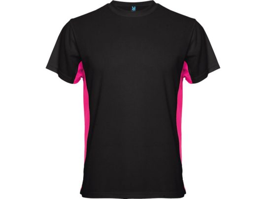Спортивная футболка Tokyo мужская, черный/яркая фуксия (2XL), арт. 024992003