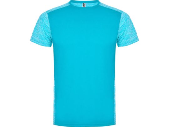 Спортивная футболка Zolder мужская, бирюзовый/бирюзовый меланж (L), арт. 025243903