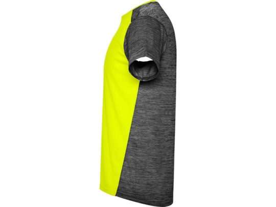 Спортивная футболка Zolder детская, неоновый желтый/черный меланж (12), арт. 024984803