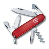 Нож перочинный VICTORINOX Tourist, 84 мм, 12 функций, красный, арт. 025251503