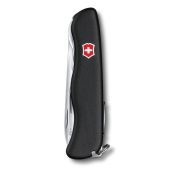 Нож перочинный VICTORINOX Picknicker, 111 мм, 11 функций, с фиксатором лезвия, чёрный, арт. 025247503