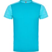 Спортивная футболка Zolder мужская, бирюзовый/бирюзовый меланж (2XL), арт. 024982003