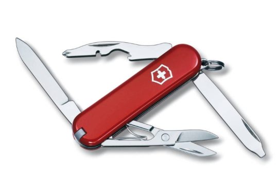 Нож-брелок VICTORINOX Rambler, 58 мм, 10 функций, красный, арт. 025253203