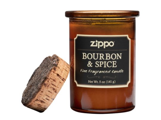 Ароматизированная свеча ZIPPO Bourbon & Spice, воск/хлопок/кора древесины/стекло, 70×100 мм, арт. 025086603