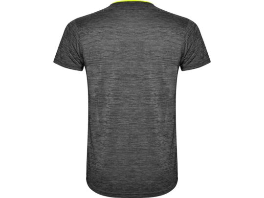 Спортивная футболка Zolder мужская, неоновый желтый/черный меланж (S), арт. 024982603
